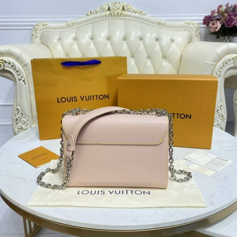 Replica Louis Vuitton Epi Leather Twist Mm M50282 Rose Ballerine