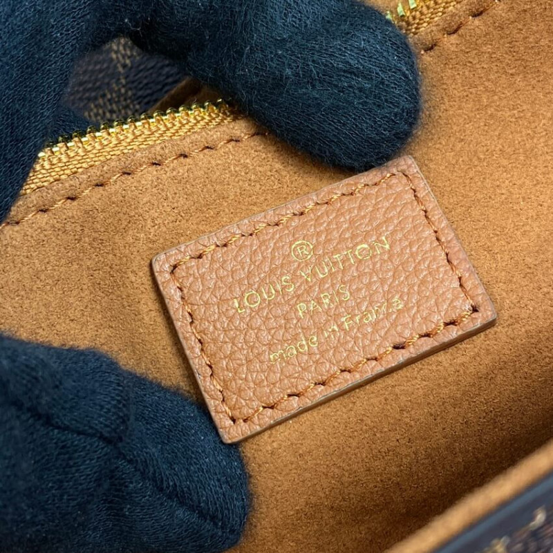 Replica Louis Vuitton Damier Ebene Canvas Vavin Pm N40110 Caramel