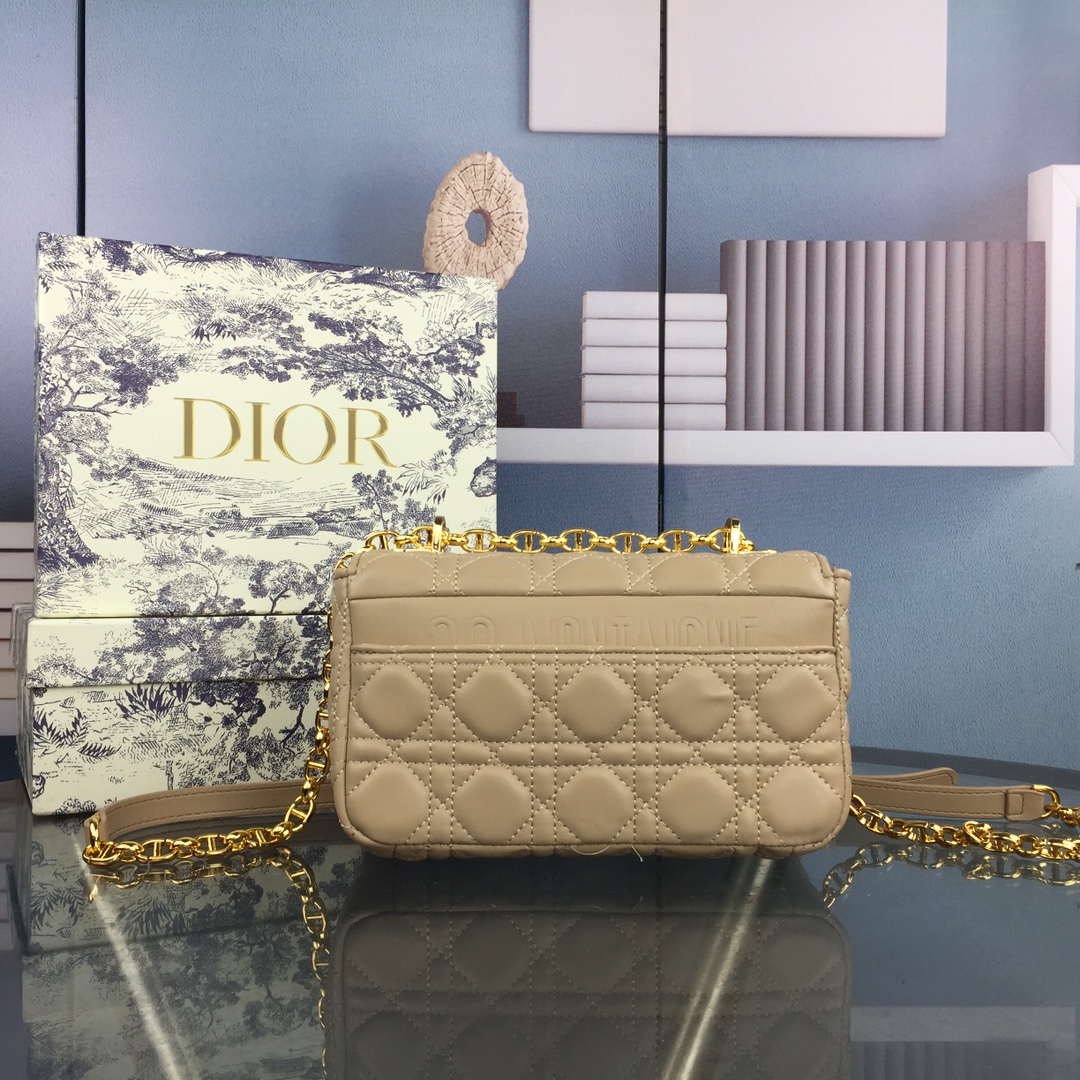 Replica Dior Small Dr Caro Bag Black/Beige