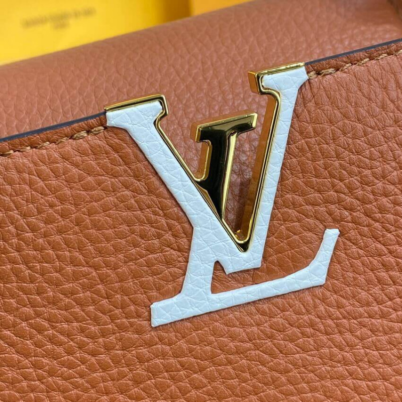 Replica Louis Vuitton Capucines Bb M59266 Gold/Noir