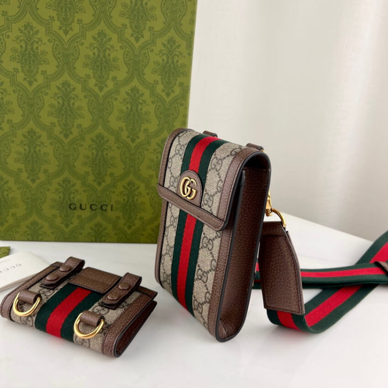 Replica Gucci Ophidia Mini Bag And Detachable Wallet 699173
