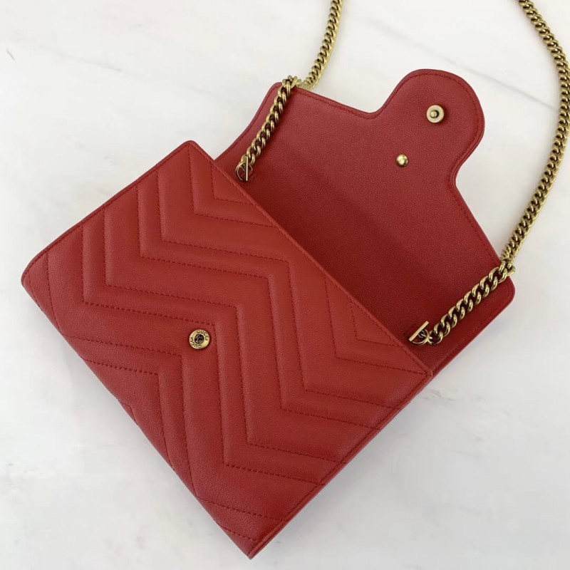 Replica Gucci Gg Marmont Matelasse Mini Bag 474575