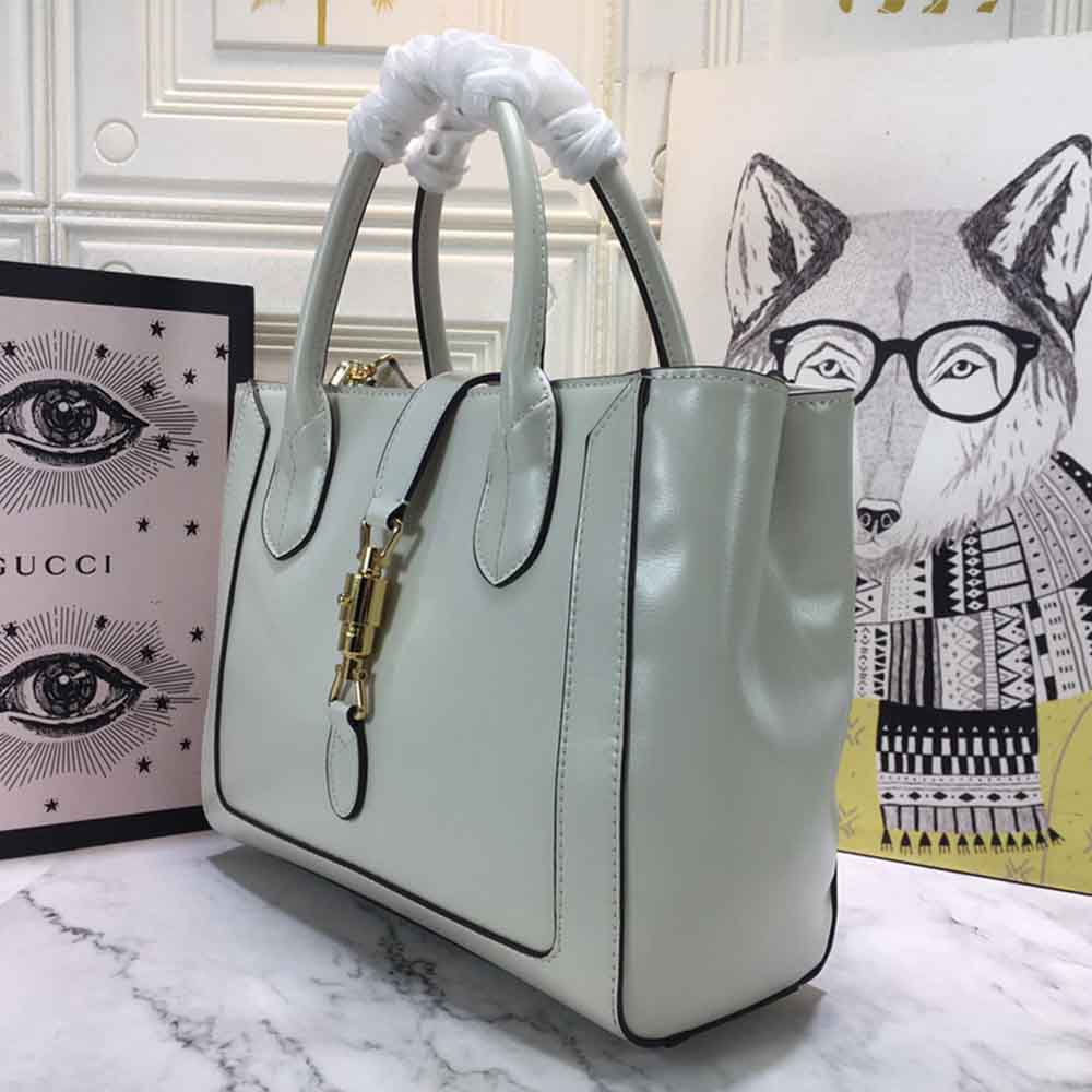 Replica Gucci Jackie 1961 Large Tote Bag 649015 Red/Black/Grey