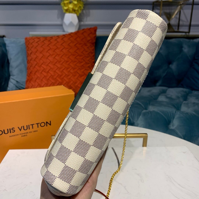 Replica Louis Vuitton Damier Azur Canvas Favorite Mm N41275