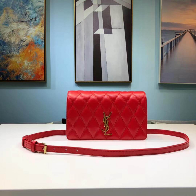 Replica Saint Laurent Ysl Angie Chain Bag In Quilted Lambskin 568906