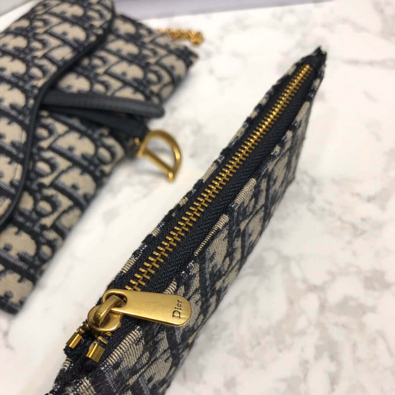 Replica Christian Dior Saddle Long Wallet On Chain S5614