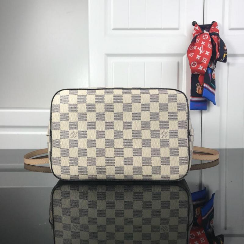 Replica Louis Vuitton Neonoe Mm M44022 White Plaid