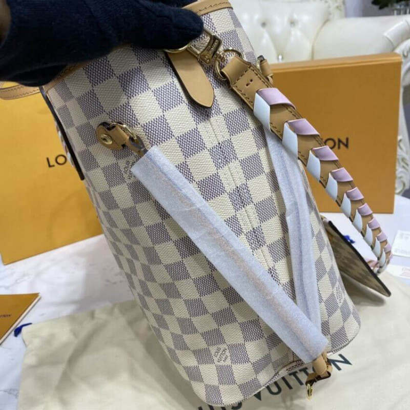 Replica Louis Vuitton Damier Azur Neverfull Mm N50047