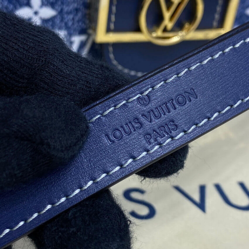 Replica Louis Vuitton Monogram Denim Mini Dauphine M59716