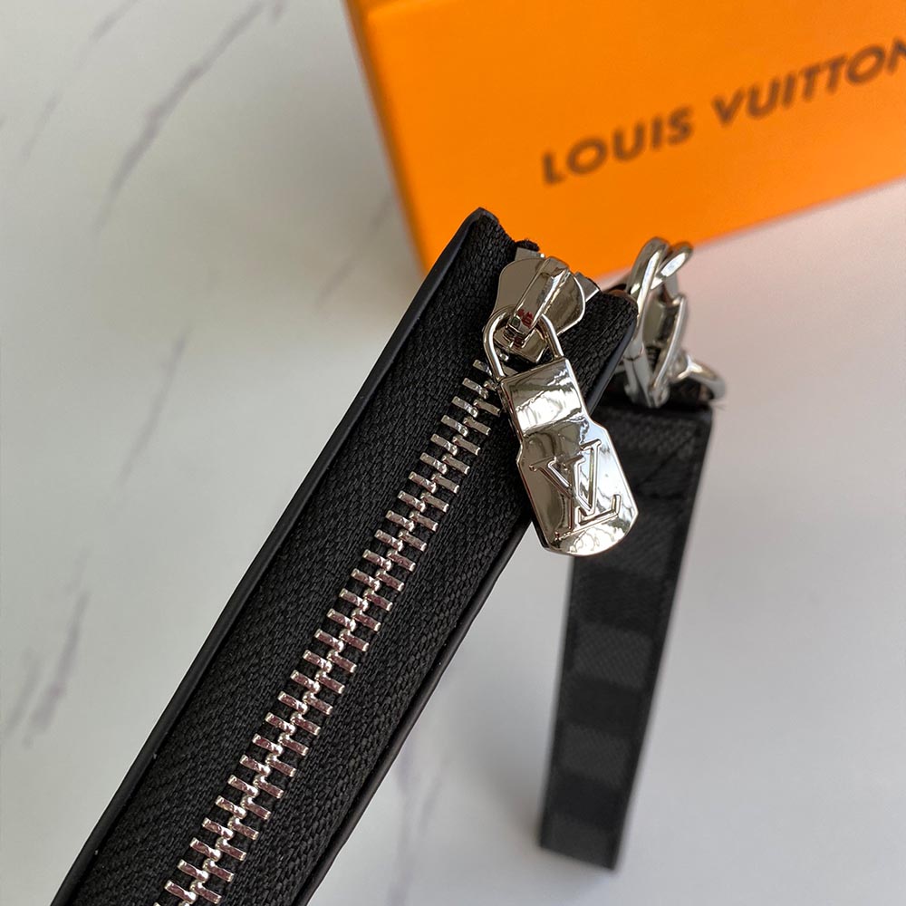 Replica Louis Vuitton Zippy Dragonne N60379-Blk