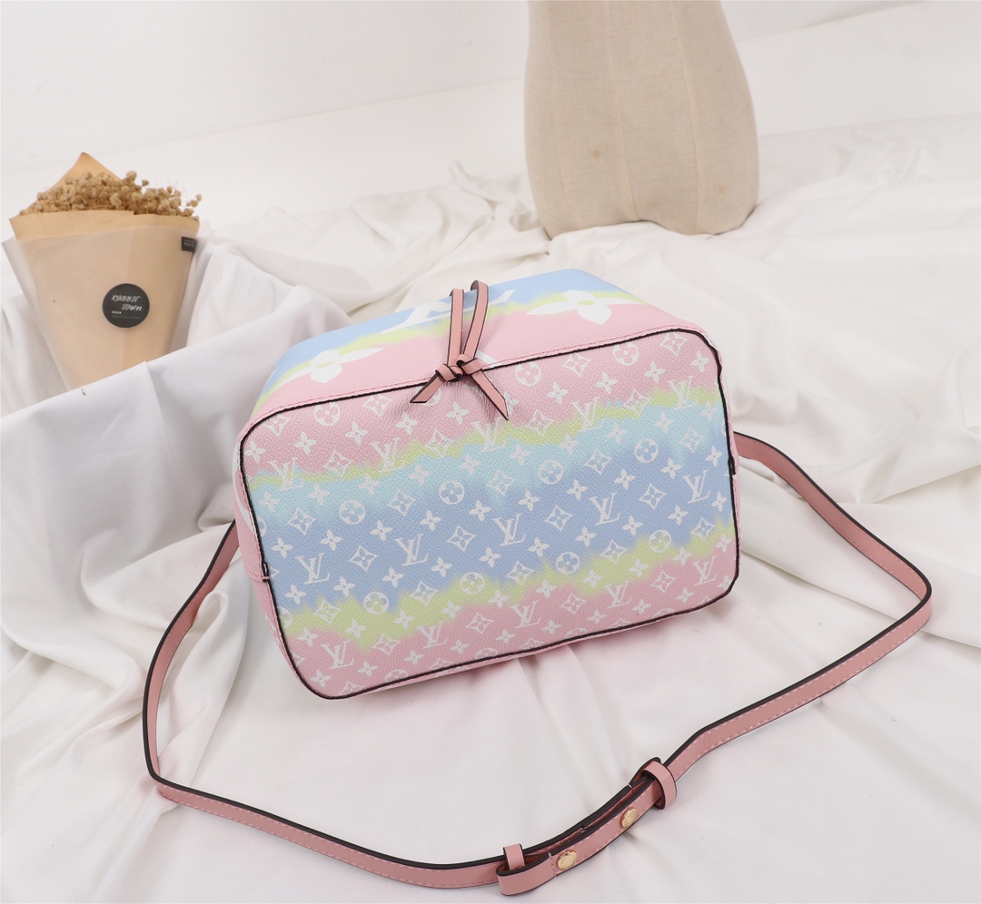 Replica Louis Vuitton Escale Neonoe Mm Pink/Blue/Red