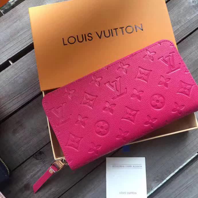 Replica Louis Vuitton Supple Monogram Empreinte Leather Zippy Wallet
