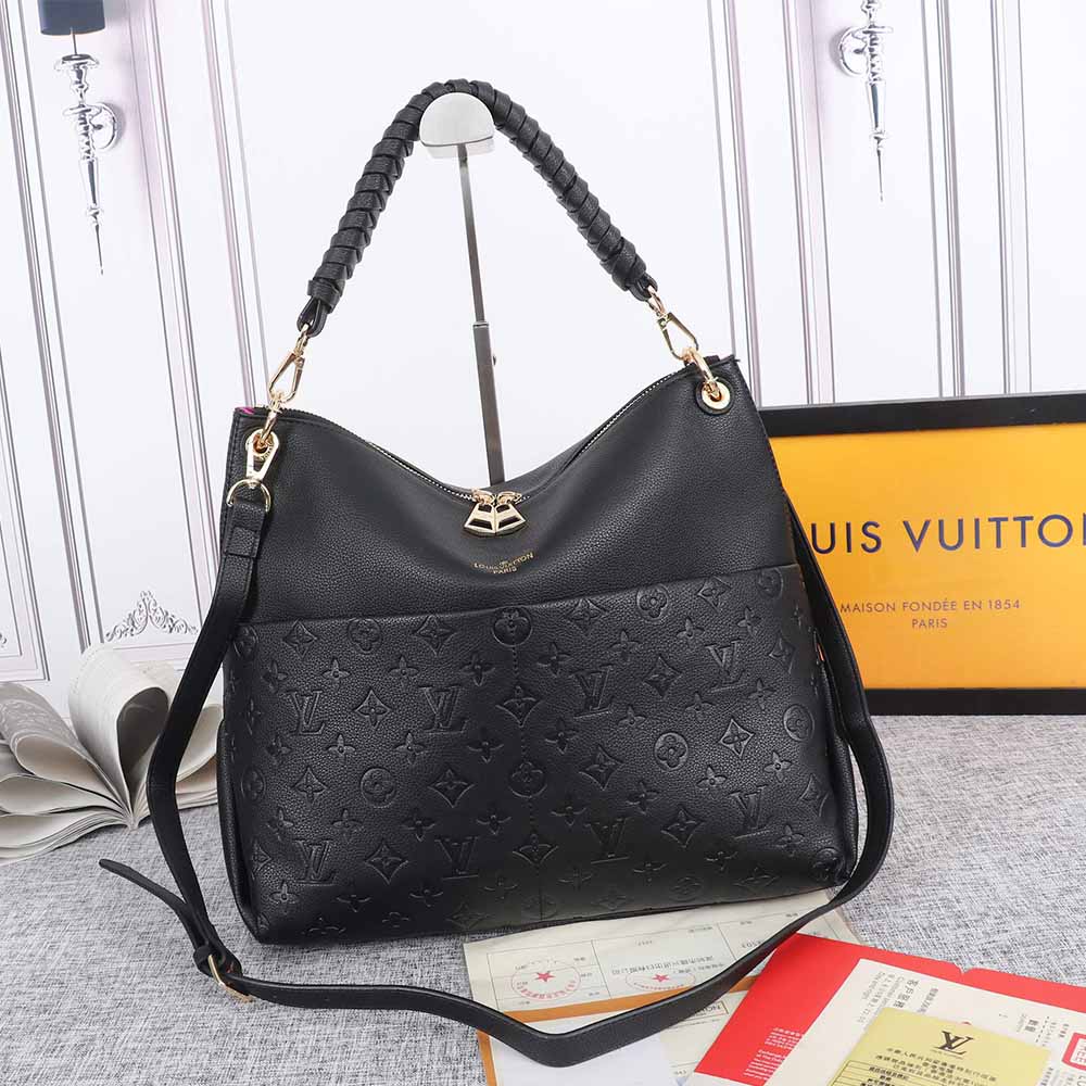 Replica Louis Vuitton Melie M44014 Black/Navy/White/Beige
