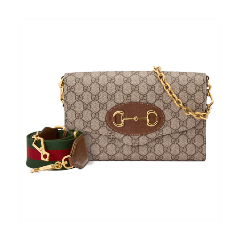 Replica Gucci Horsebit 1955 Small Bag In Gg Supreme 677286