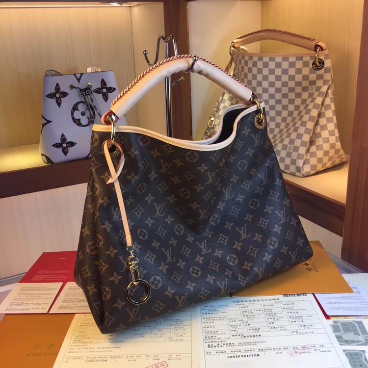 Replica Louis Vuitton Artsy Mm M44869 White/Brown