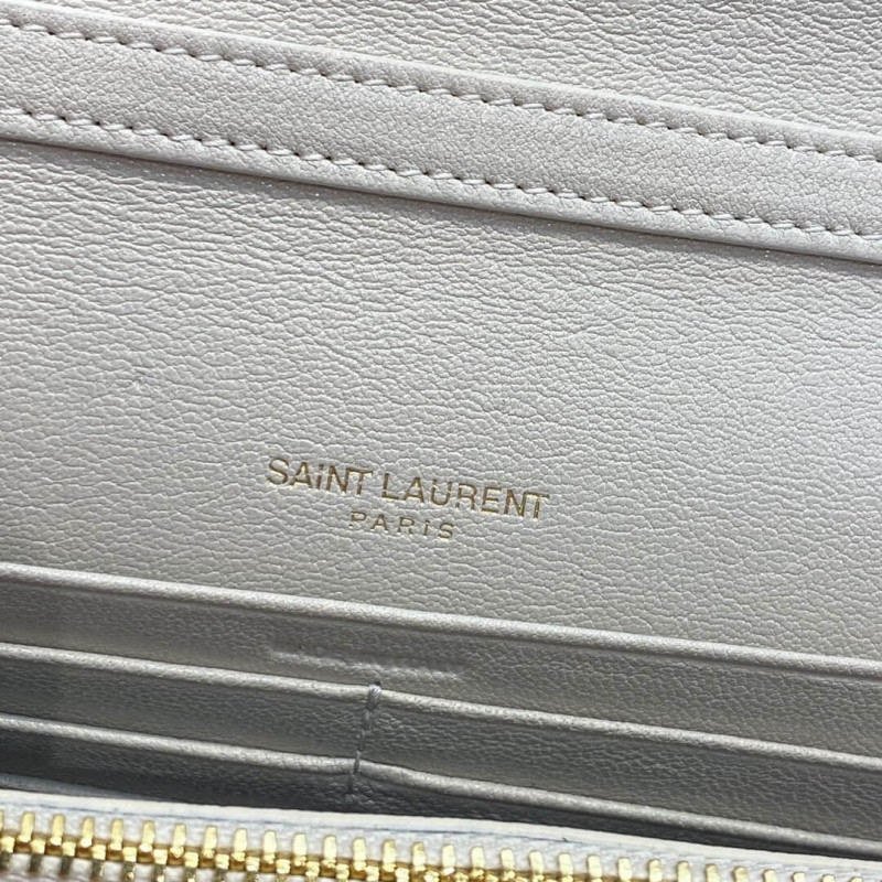 Replica Saint Laurent Becky Chain Wallet In Quilted Lambskin 585031