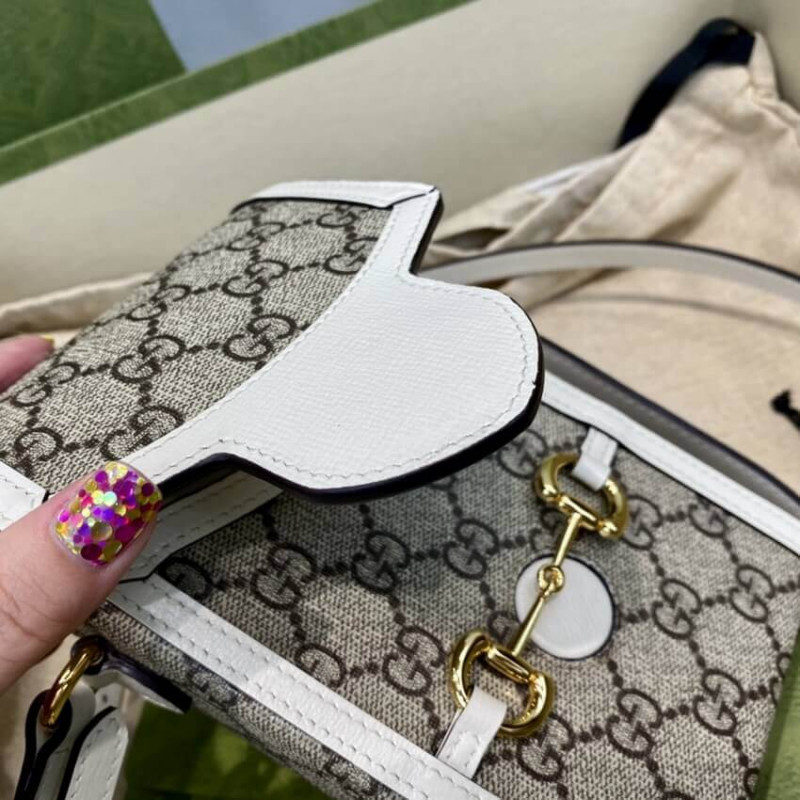 Replica Gucci Gg Supreme Horsebit 1955 Mini Bag 625615