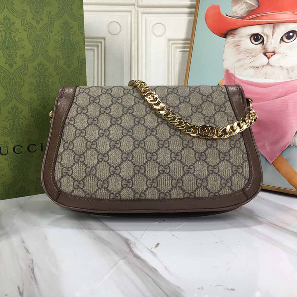 Replica Gucci Blondie Shoulder Bag Brown/Red