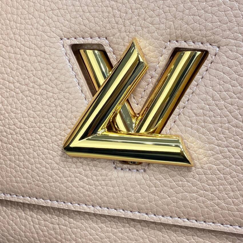 Replica Louis Vuitton Twist One Handle Mm M57090 Champagne Metallise