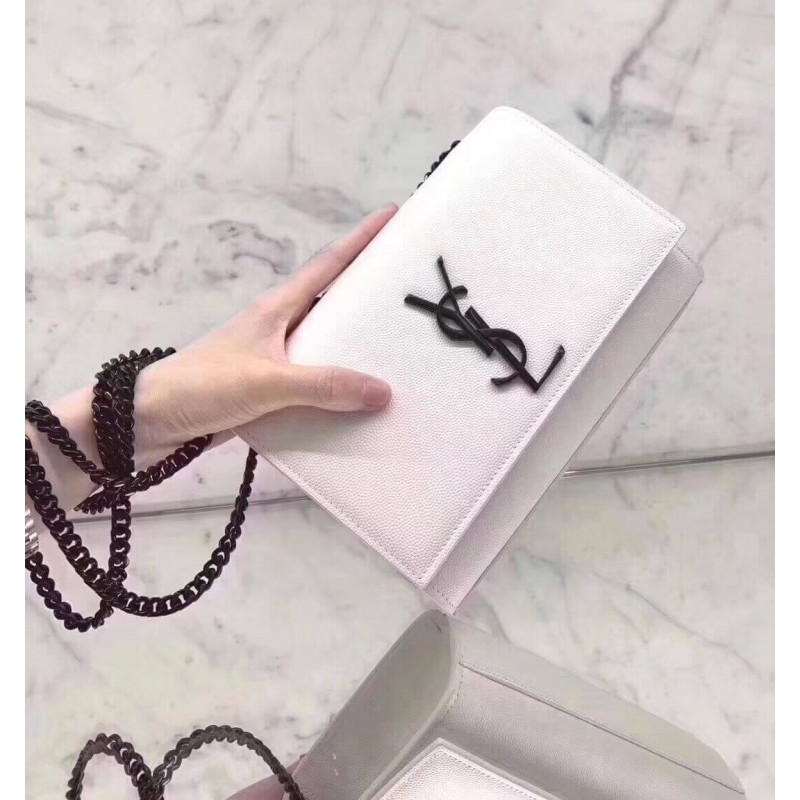 Replica Ysl Saint Laurent Classic Small Kate Chain Bag 20Cm In Grain Leather 469390