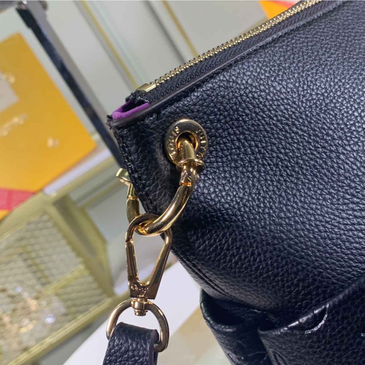 Replica Louis Vuitton Maida Hobo M45522 Black/White/Grey/Blue