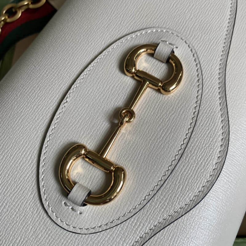 Replica Gucci Horsebit 1955 Leather Small Bag 677286
