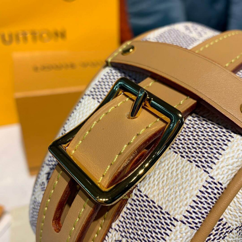 Replica Louis Vuitton Damier Azur Boite Chapeau Souple Pm N40333