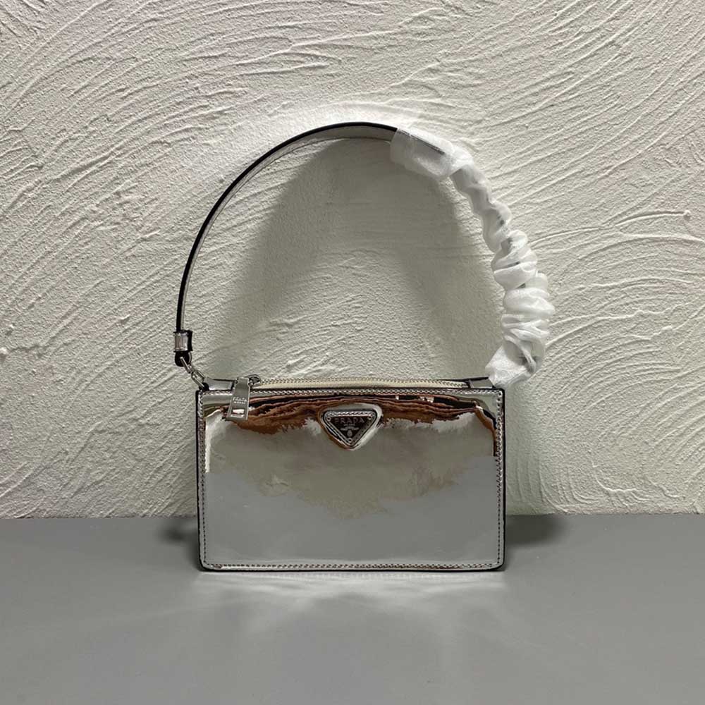 Replica Prada Brushed Leather Mini-Bag 1Bc155
