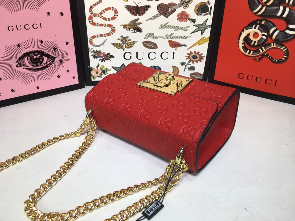 Replica Gucci Padlock Small Signature Shoulder Bag 409487