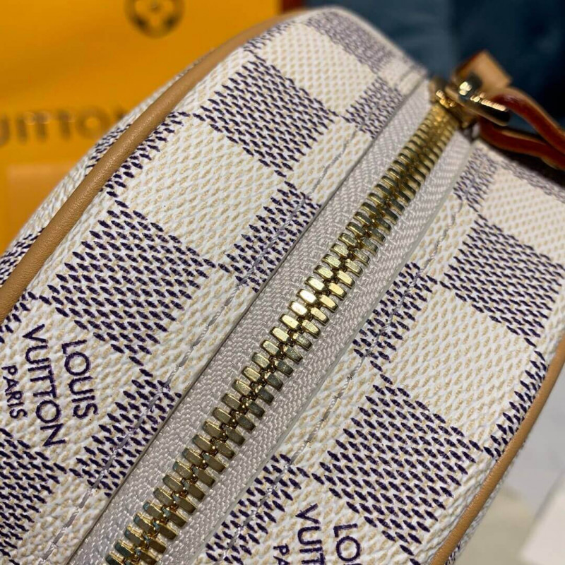 Replica Louis Vuitton Damier Azur Boite Chapeau Souple Pm N40333