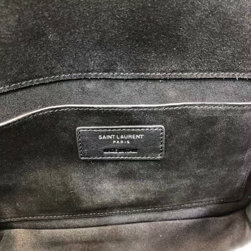 Replica Saint Laurent Niki Baby In Metallic Leather 533039