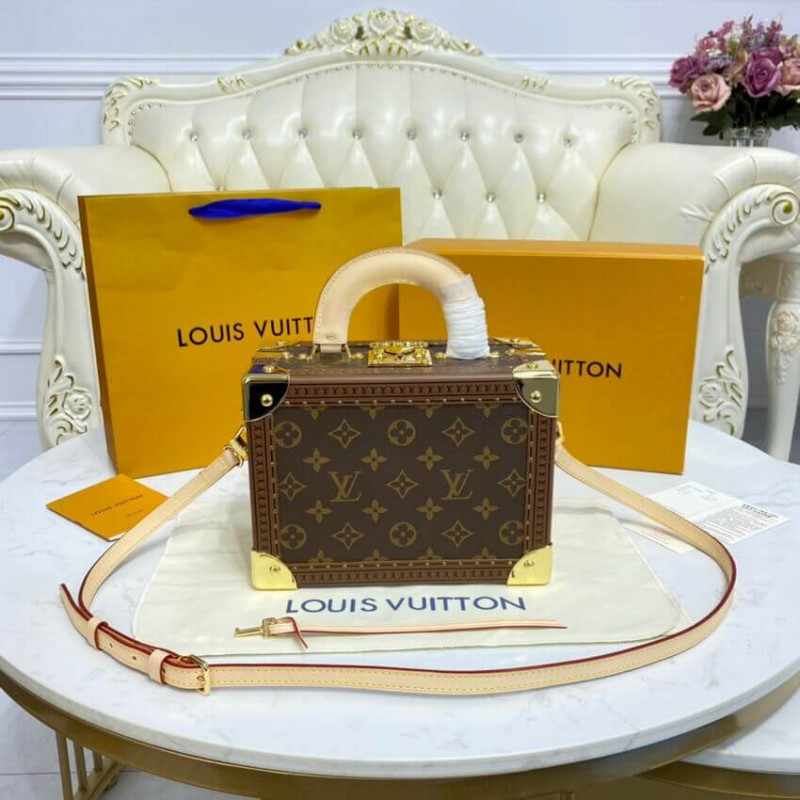Replica Louis Vuitton Monogram Valisette Tresor M45673