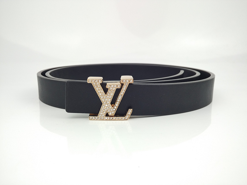 Replica Louis Vuitton Belt L188-75 25Mm Black
