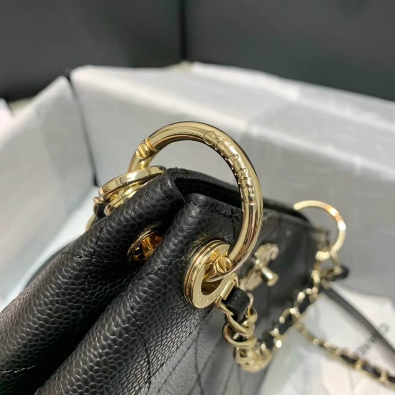 Replica Chanel Grained Calfskin Small Hobo Bag As1461