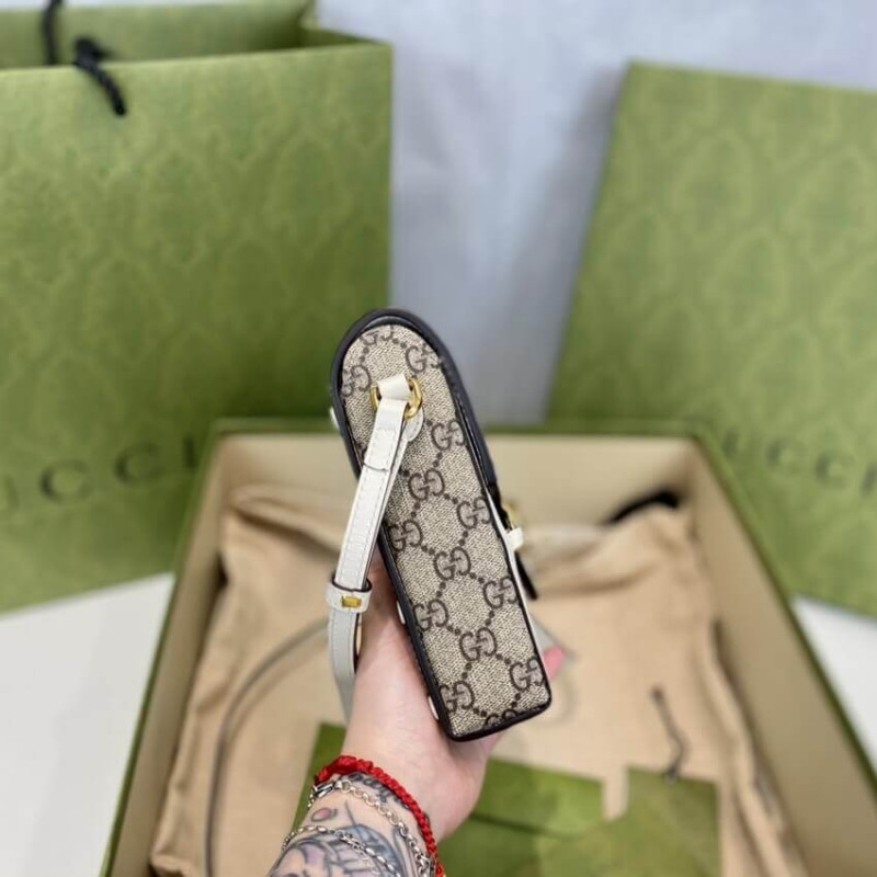 Replica Gucci Gg Supreme Horsebit 1955 Mini Bag 625615