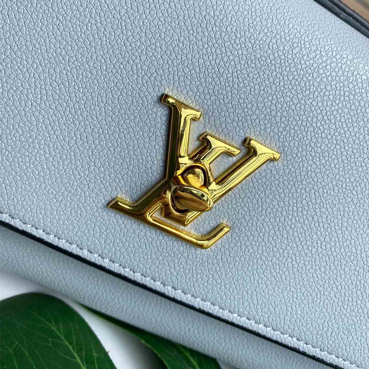 Replica Louis Vuitton Lockme Clutch M56088 Pink/Blue/Black