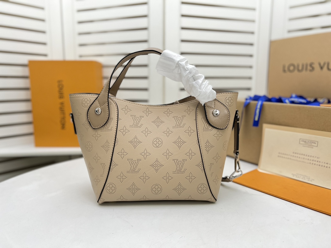 Replica Louis Vuitton Hina Pm- Beige/Pink/White