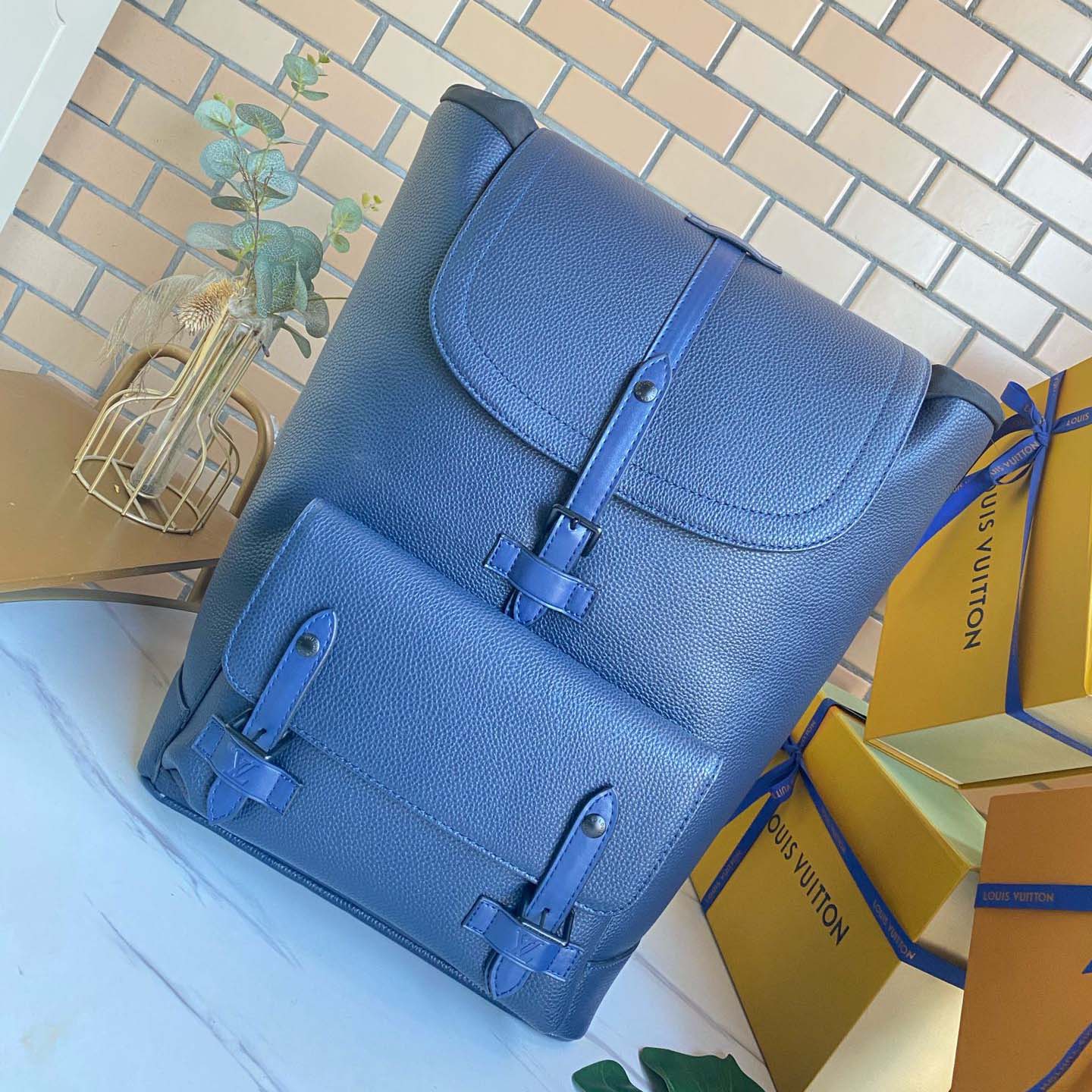 Replica Louis Vuitton Christopher Slim Backpack