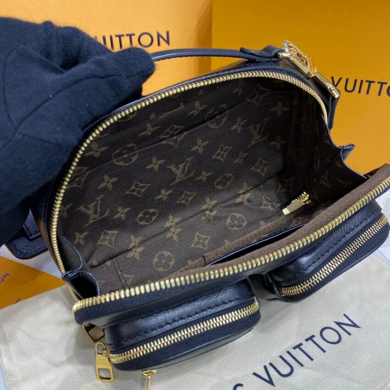 Replica Louis Vuitton Calfskin Leather Utility Crossbody M80450