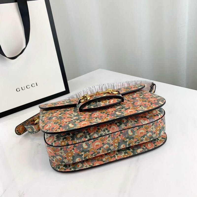 Replica Gucci Horsebit 1955 Liberty London Bag 602204