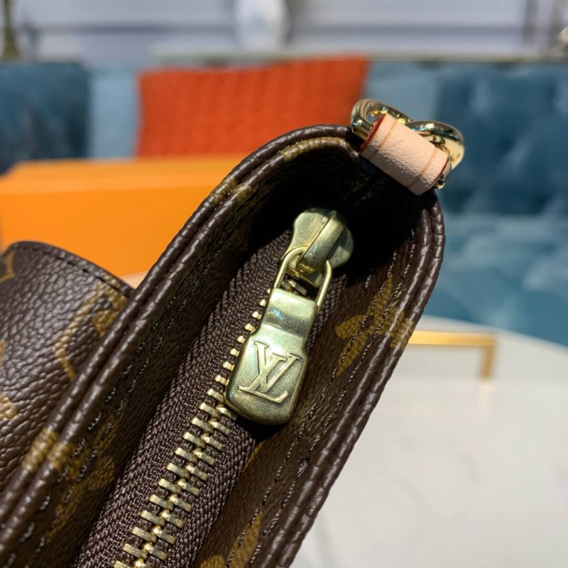 Replica Louis Vuitton Monogram Partition Clutch Bag M51901