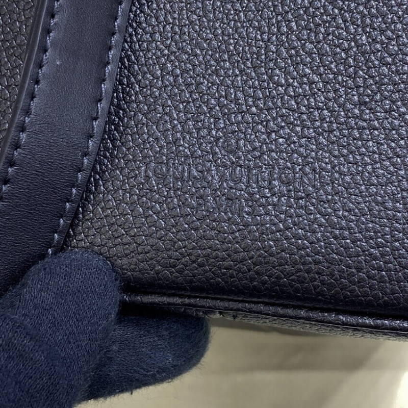 Replica Louis Vuitton Monogram Empreinte Speedy Bandouliere 25 Black