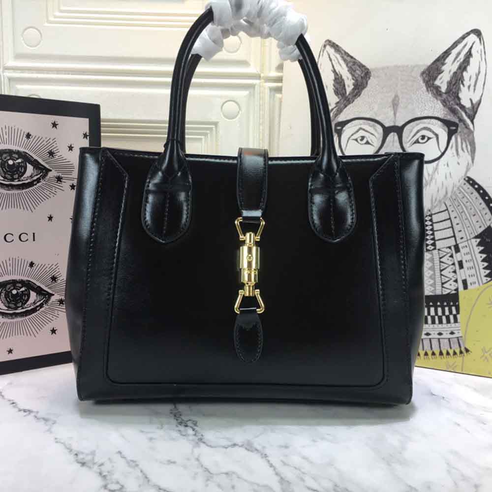 Replica Gucci Jackie 1961 Large Tote Bag 649015 Red/Black/Grey