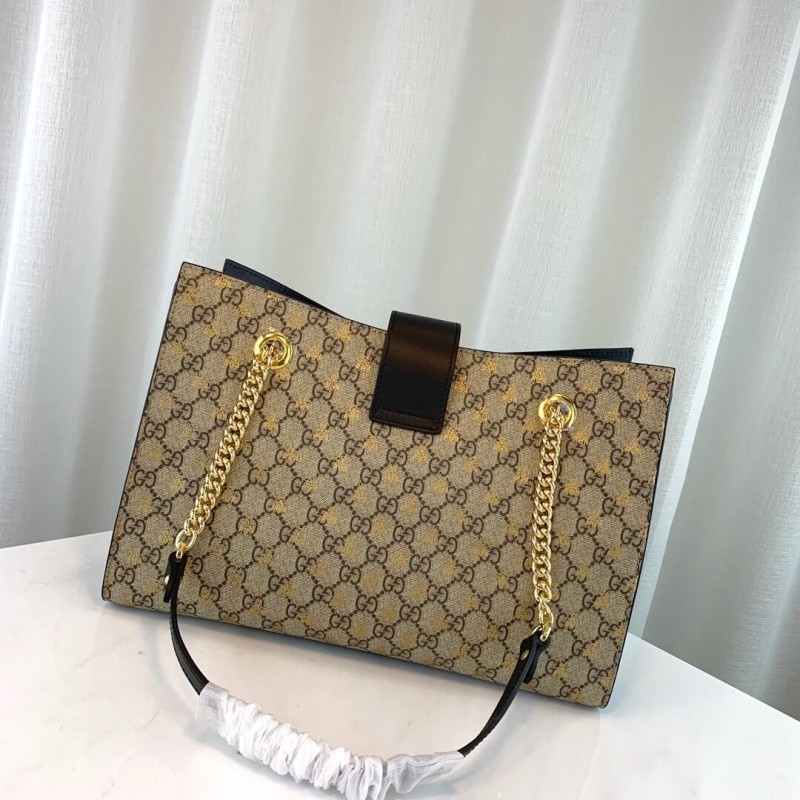 Replica Gucci Padlock Gg Supreme Bees Medium Shoulder Bag 479197