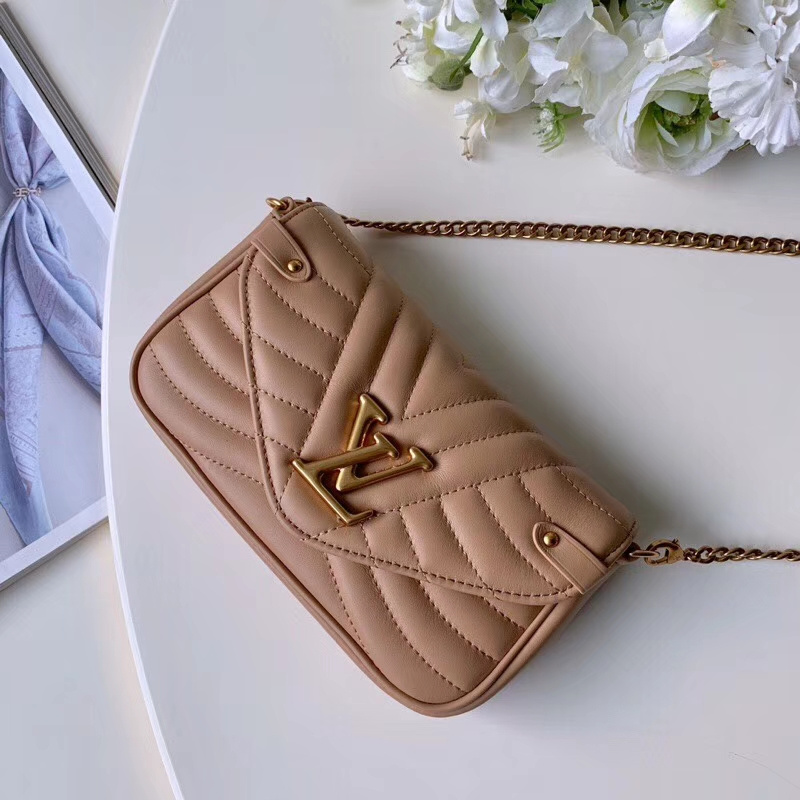 Replica Louis Vuitton New Wave Chain Pochette-M68479Brown