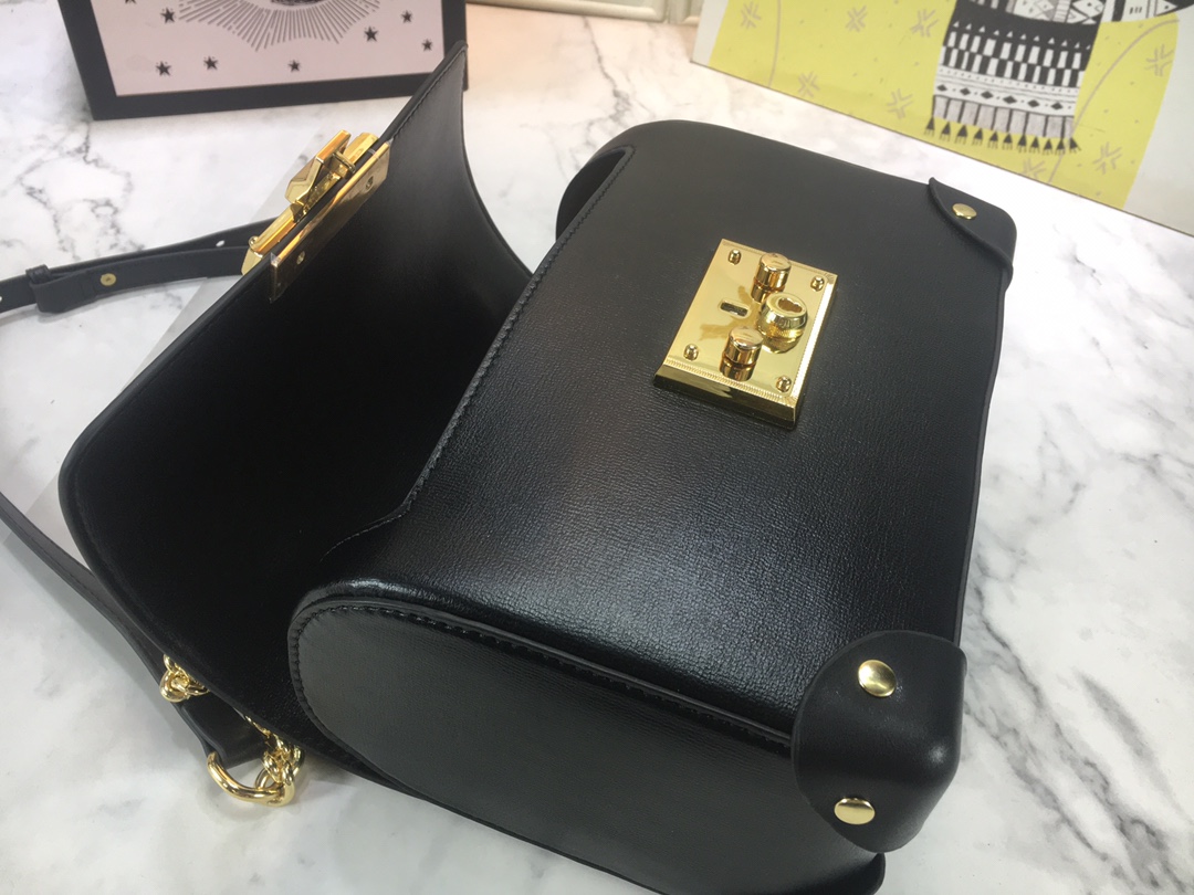 Replica Gucci Padlock Small Bamboo Shoulder Bag 603221