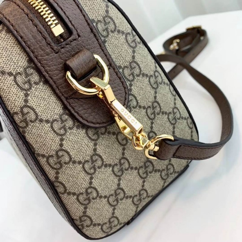 Replica Gucci Ophidia Gg Medium Top Handle Bag 524532 Coffee