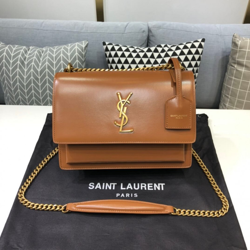 Replica Saint Laurent Sunset Medium In Smooth Leather 442906