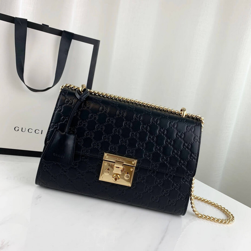 Replica Gucci Padlock Medium Signature Gg Shoulder Bag 409486