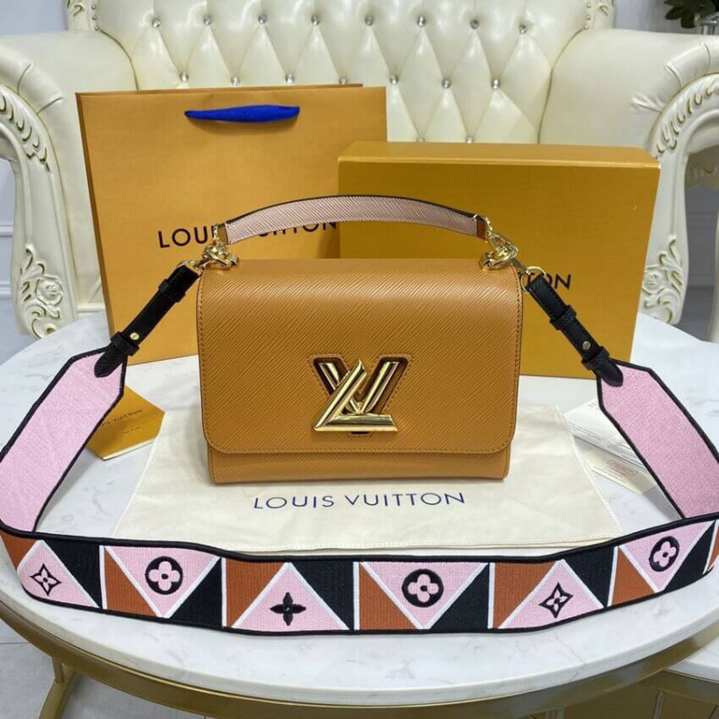 Replica Louis Vuitton Epi Leather Twist Mm M59026 Gold Cipango